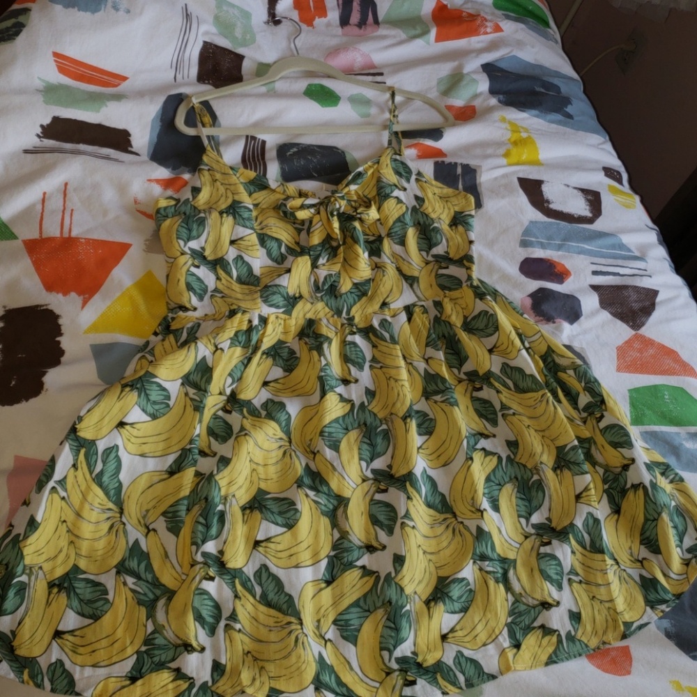 Banana print dress